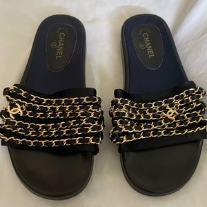 Chanel Chain slides 40 Marine